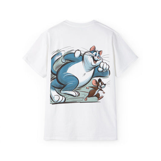 Graphic Tee - Chasing Tom and Jerry Design